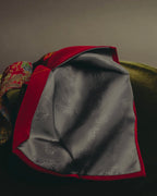 "GUCCI" 70's-80's Floral silk scarf tie