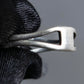 "GUCCI" Interlocking G motif cut out silver ring