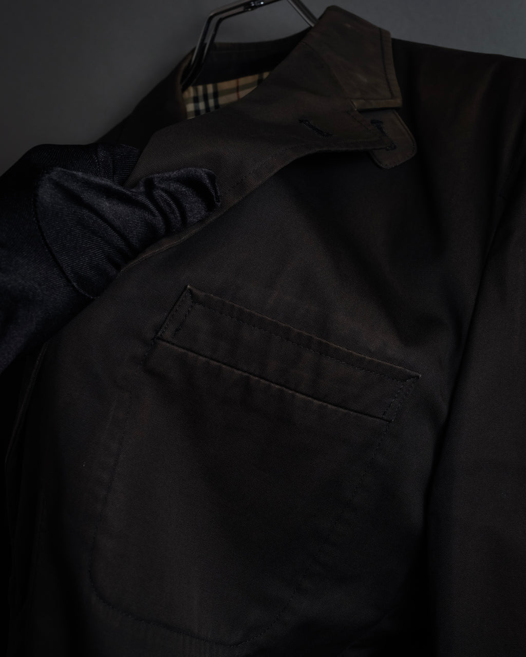 "BURBERRY" Cotton faded tailored jacket