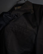 "BURBERRY" Cotton faded tailored jacket