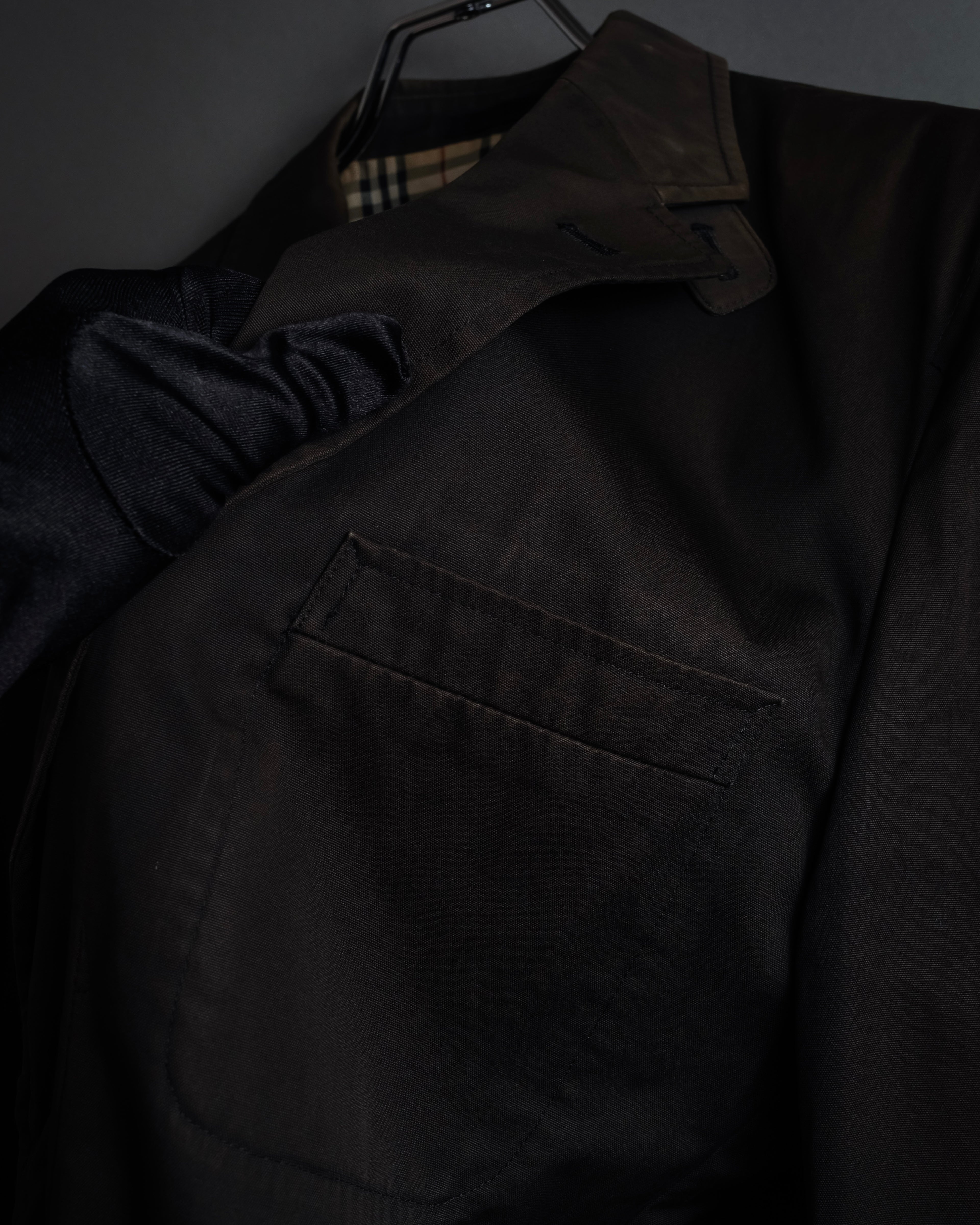 "BURBERRY" Cotton faded tailored jacket