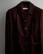 "PRADA" Piping design brushed skirt type set up