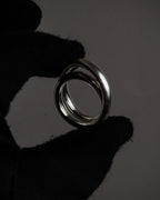 "HERMES" Vertige polished silver 925 ring