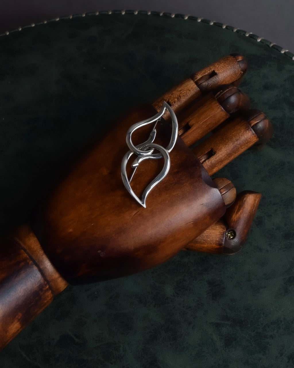 "Tiffany&Co" 1987 Leaf motif silver925 brooch