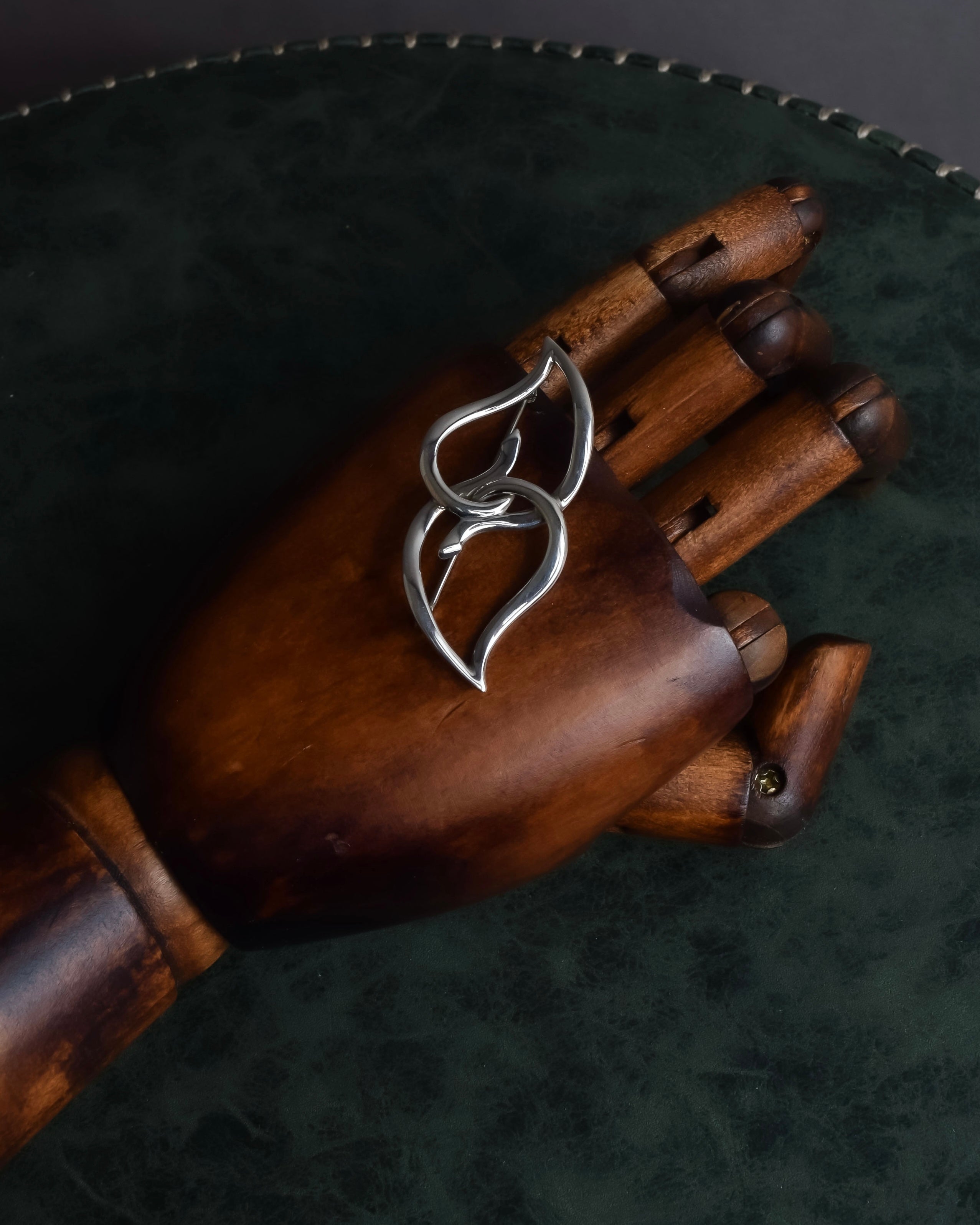 "Tiffany&Co" 1987 Leaf motif silver925 brooch