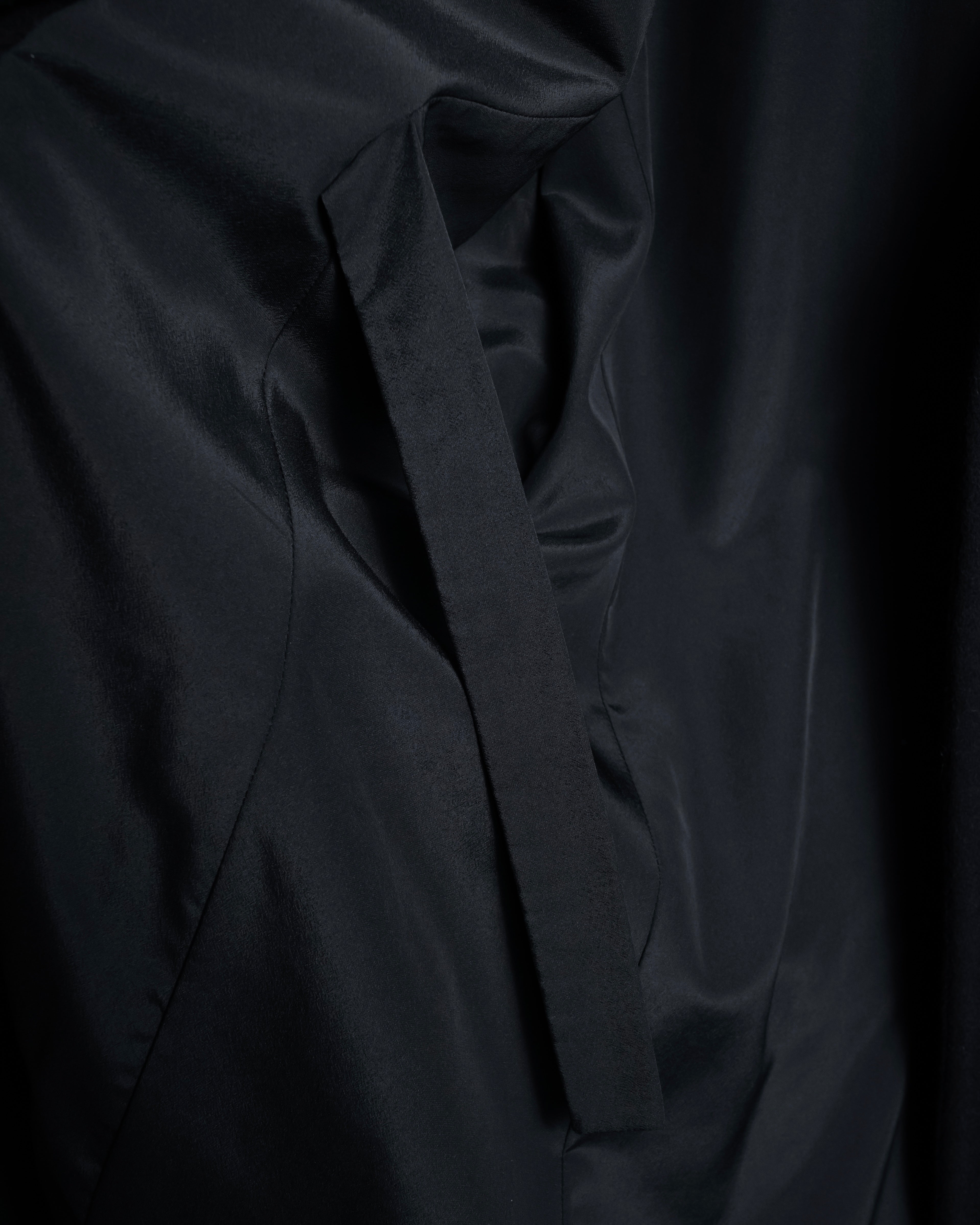 "FENDI" 00's-10's Karl Lagerfeld design shaped long coat