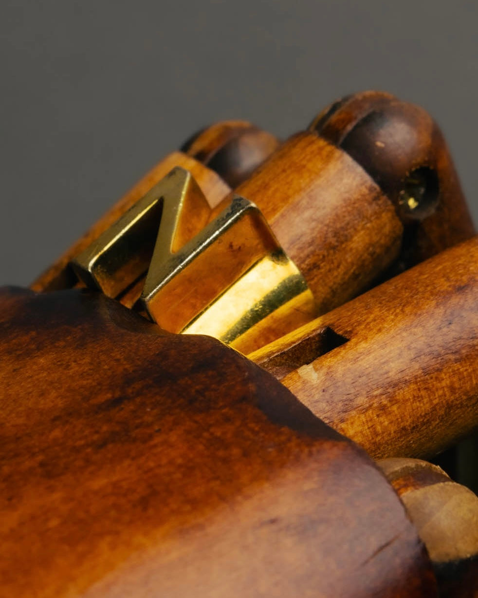 "Chloé" 2015 AW Gold alphabet ring