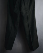 "Yves Saint Laurent diffusion hommes" 80’s-90’s structured glitter pinstripe wool suit set-up