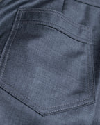 "CHANEL" 100% wool wide tapered slacks