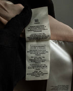 "FENDI" Double-breasted heavy duty wool flannel jacket