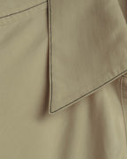 –SPECIAL– “LOEWE” 10’s-20’s Asymmetrically draped silk shirt