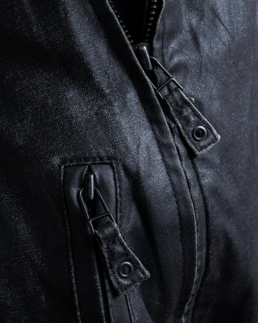 "JEAN PAUL GAULTIER" Firm finish double-zip belted mid-length coat