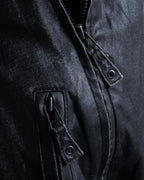 "JEAN PAUL GAULTIER" Firm finish double-zip belted mid-length coat