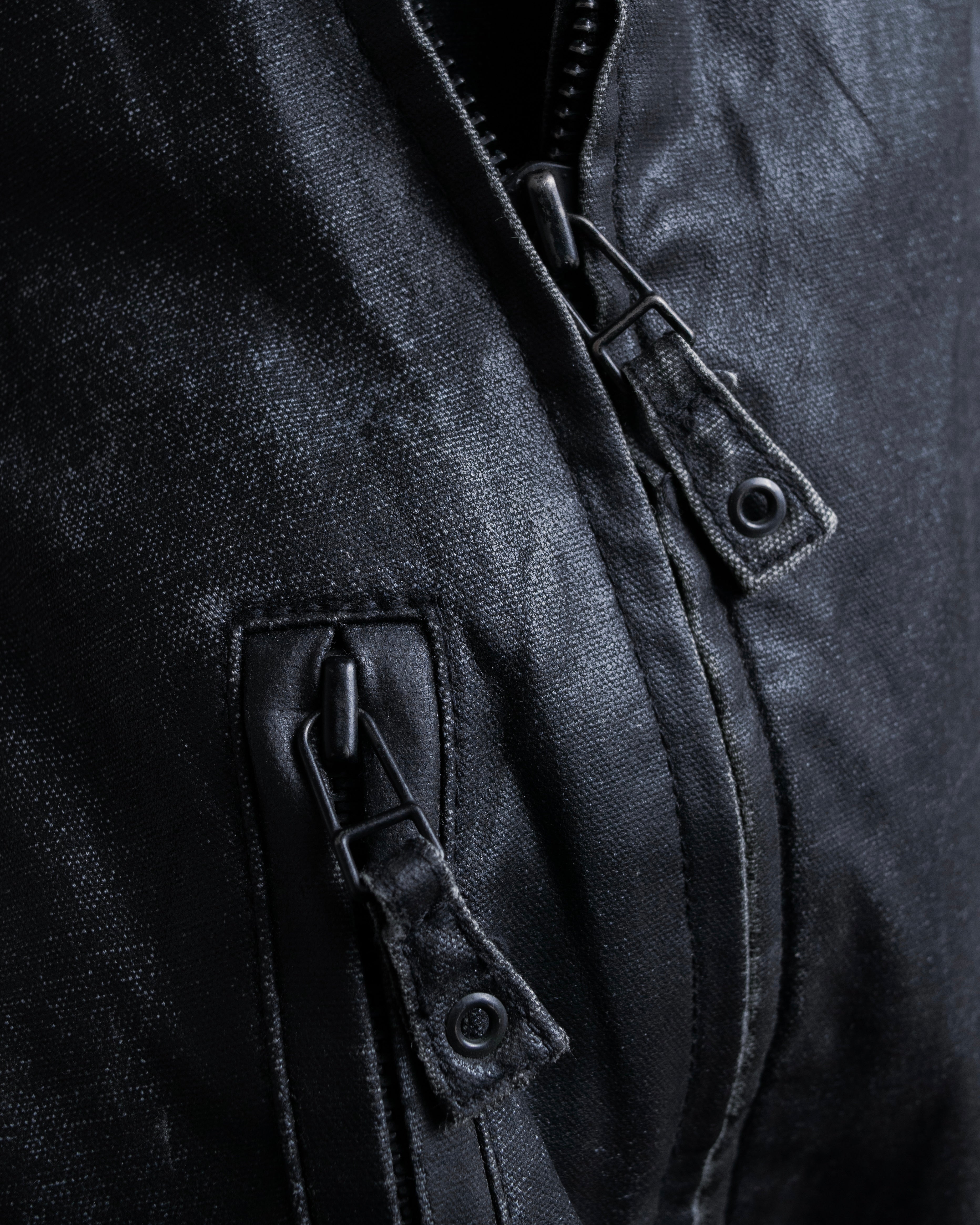 "JEAN PAUL GAULTIER" Firm finish double-zip belted mid-length coat