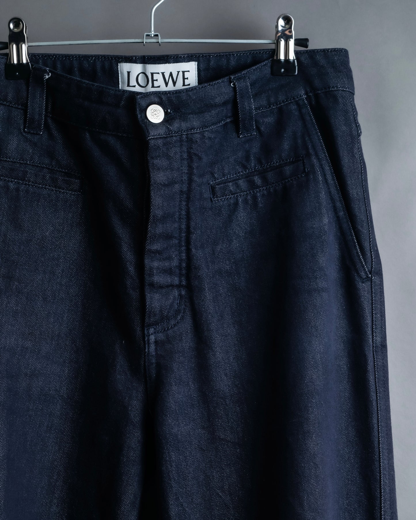 "LOEWE" Wide tapered fisherman denim pants