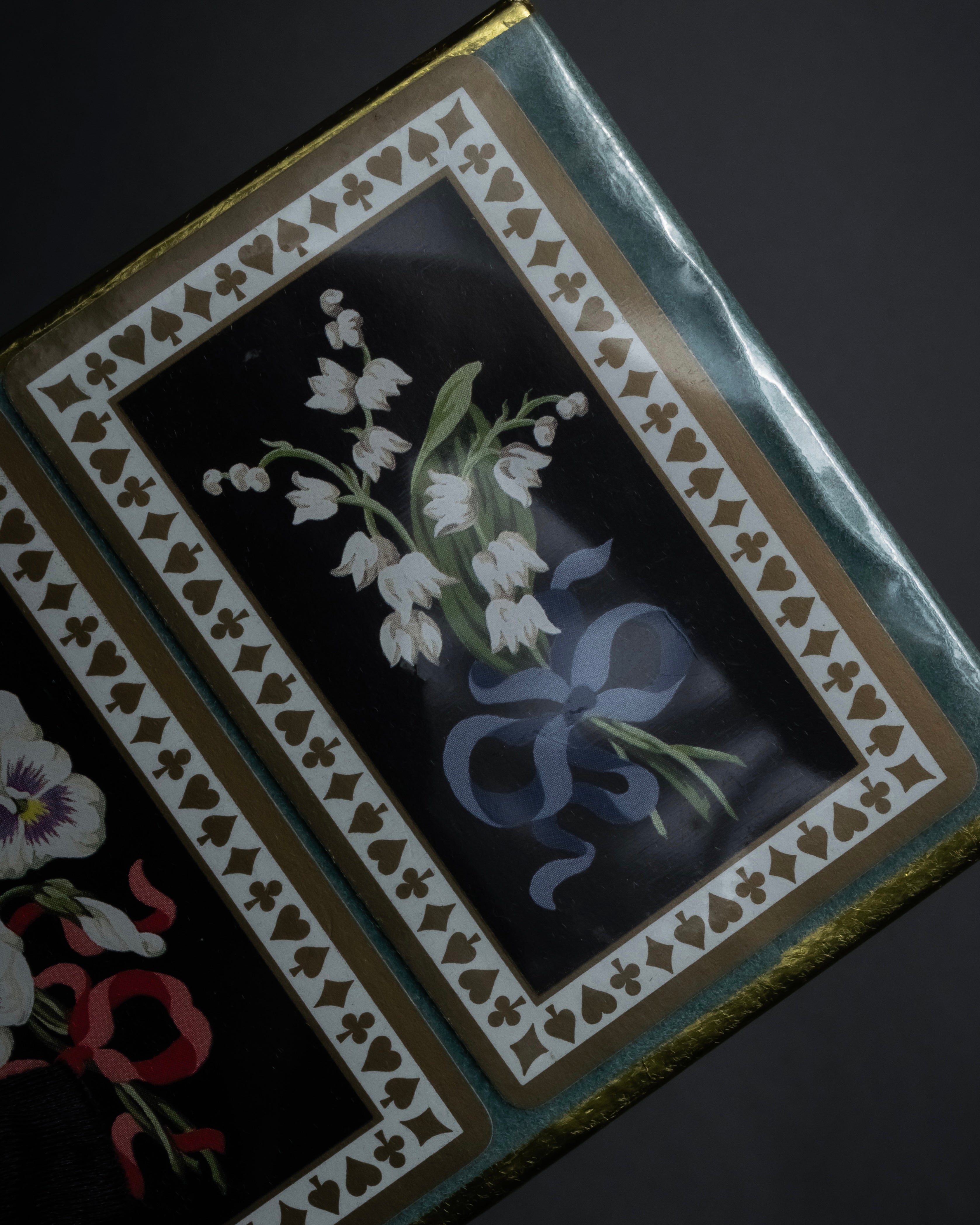 "Tiffany&Co" Unopened flower motif design playing card set