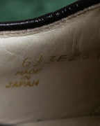 "Johnston & Murphy" Logo engraved fringe design leather shoes