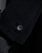 "FENDI" 00's-10's Karl Lagerfeld design shaped long coat