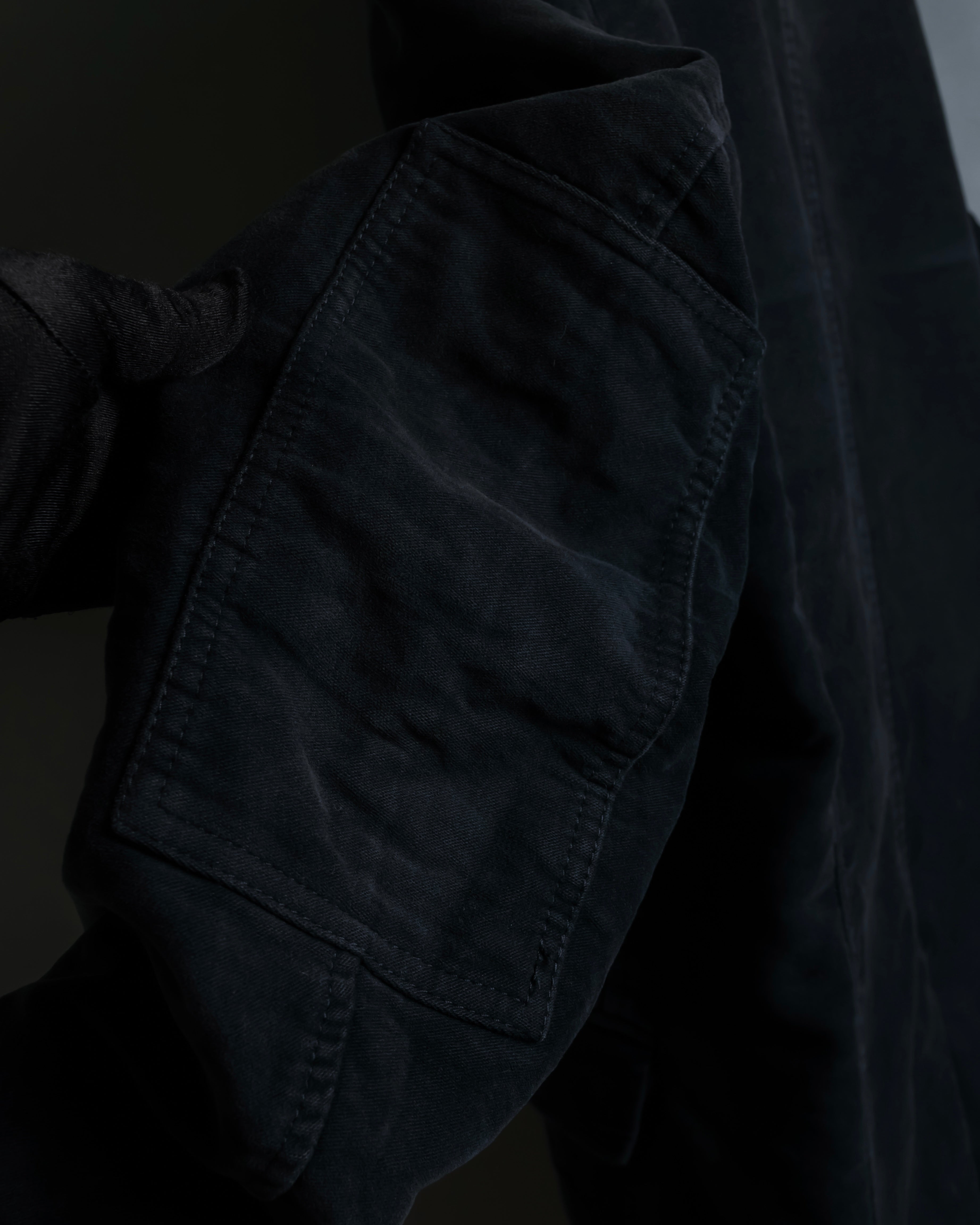 "BURBERRY" Garment dyed faded hunting design coat