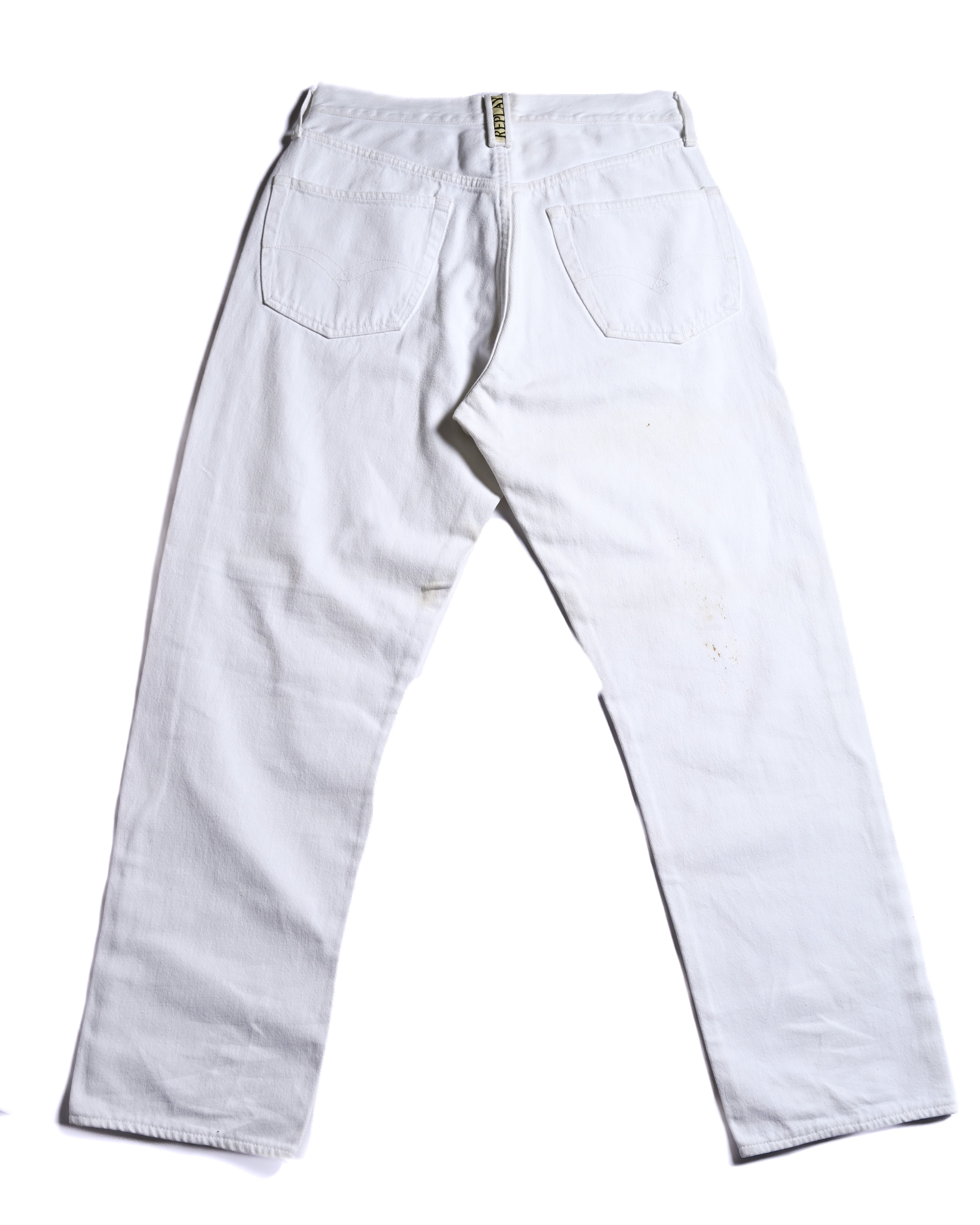 REPLAY/ 901 Regular Silhouette Vintage White Denim