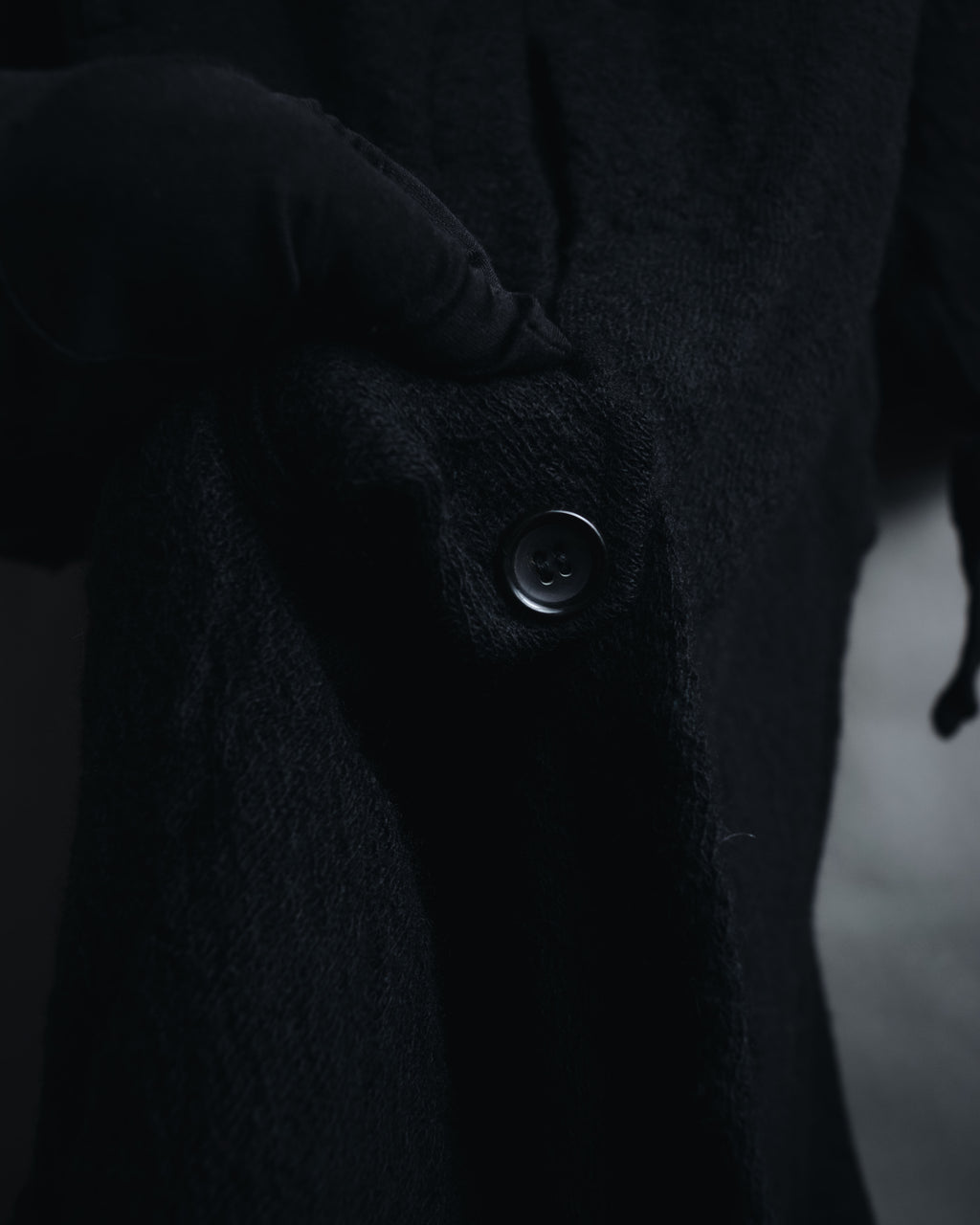 "tricot COMME des GARÇONS" 2007AW shrunk wool trench coat