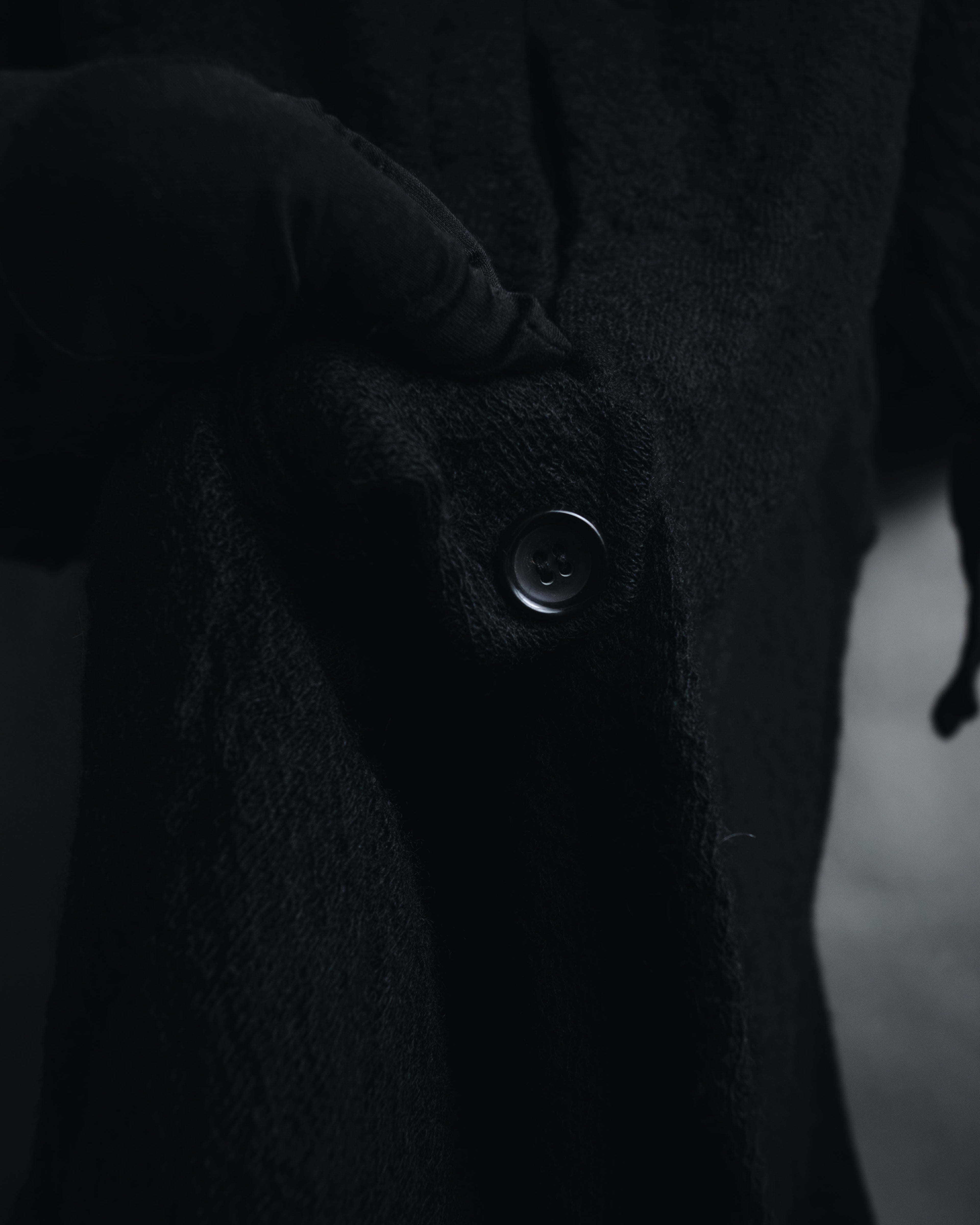 "tricot COMME des GARÇONS" 2007AW shrunk wool trench coat