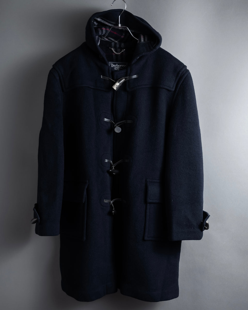 "BURBERRYS" 80-90's Classically tailored duffle coat