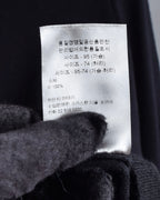 "DIOR" Edith Slimane period double high neck processing knit