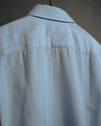 "Hermès" Vintage subtly woven cotton dress shirt