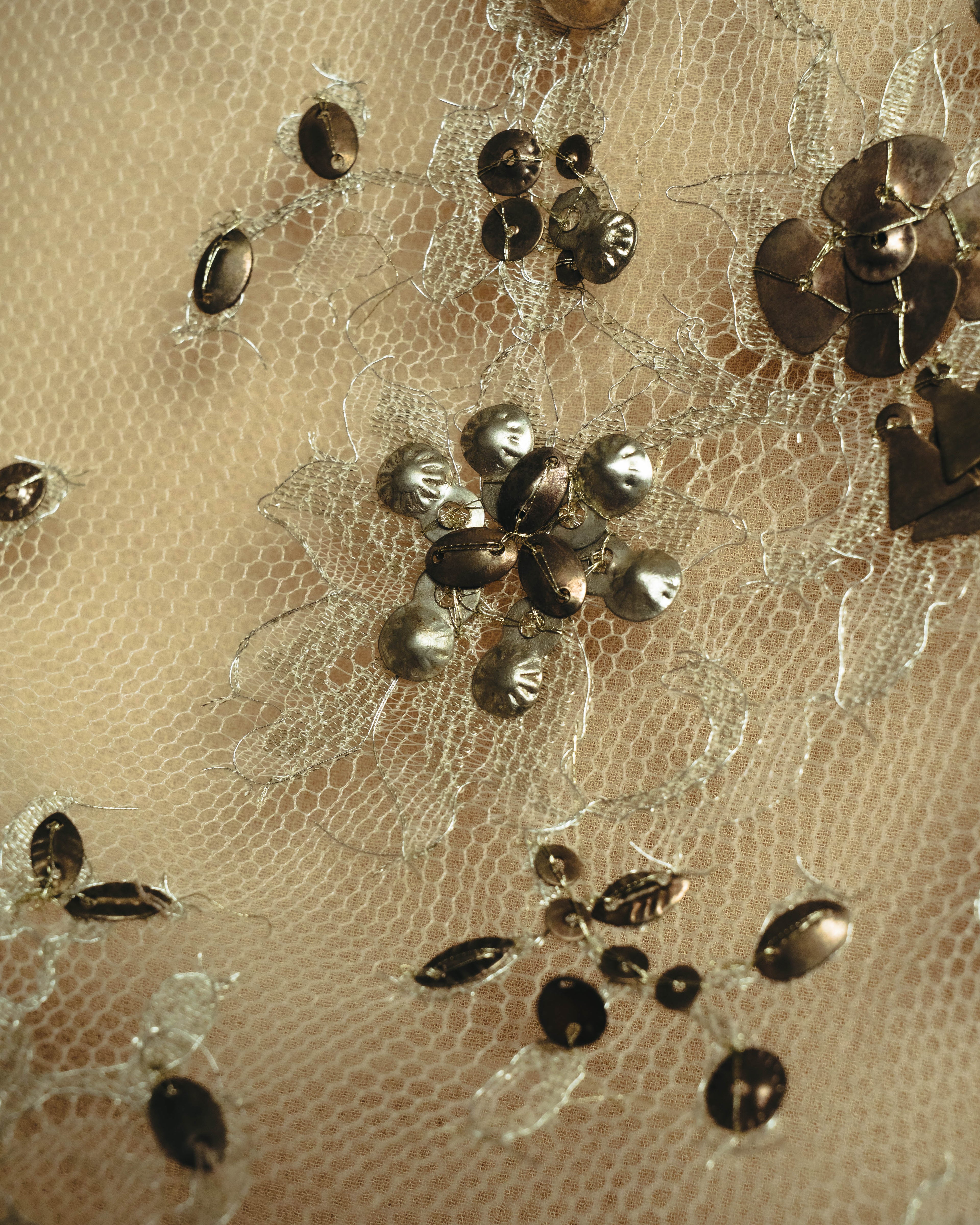 –SPECIAL– "VALENTINO" 00's-10's Embellished lace cocktail dress