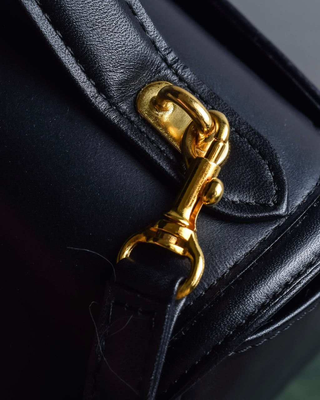 "PIERRE BALMAIN" Horizontal design grain leather 2way shoulder bag