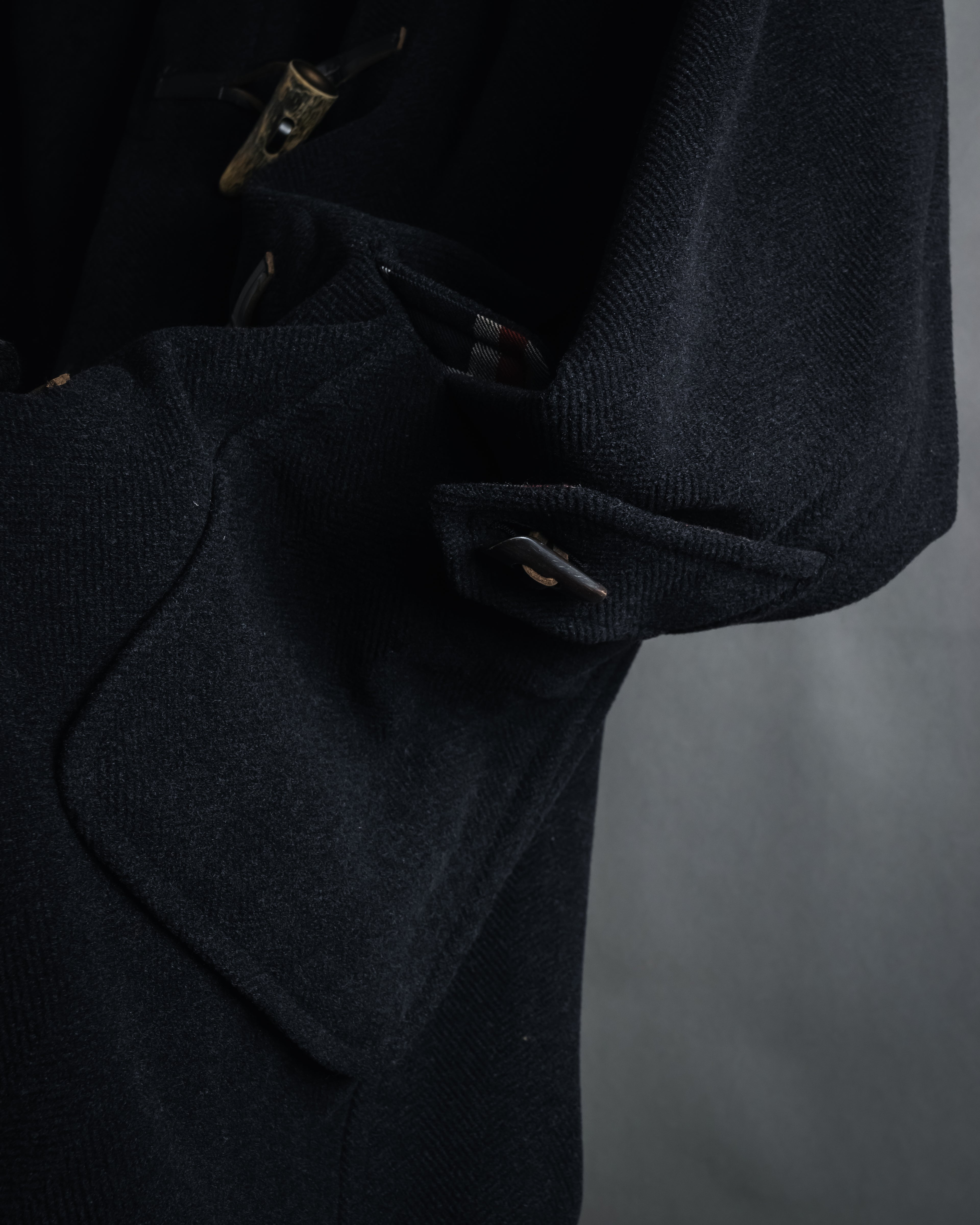 "Burberrys" 90’s heritage duffle coat with check-lined hood