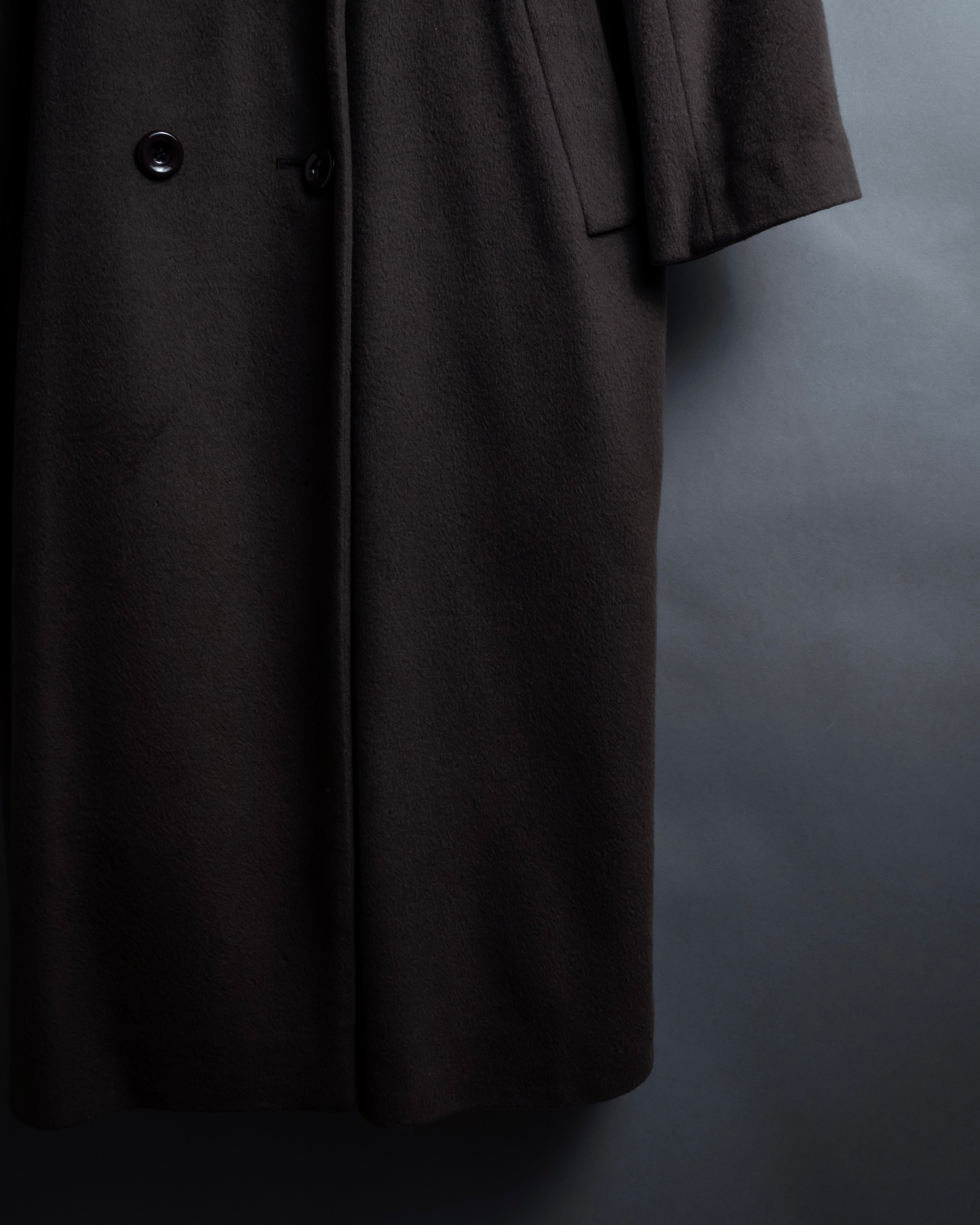 "Vintage 100% pure cashmere long chester coat"