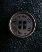 "ETRO" Shawl collar belted mid-length coat