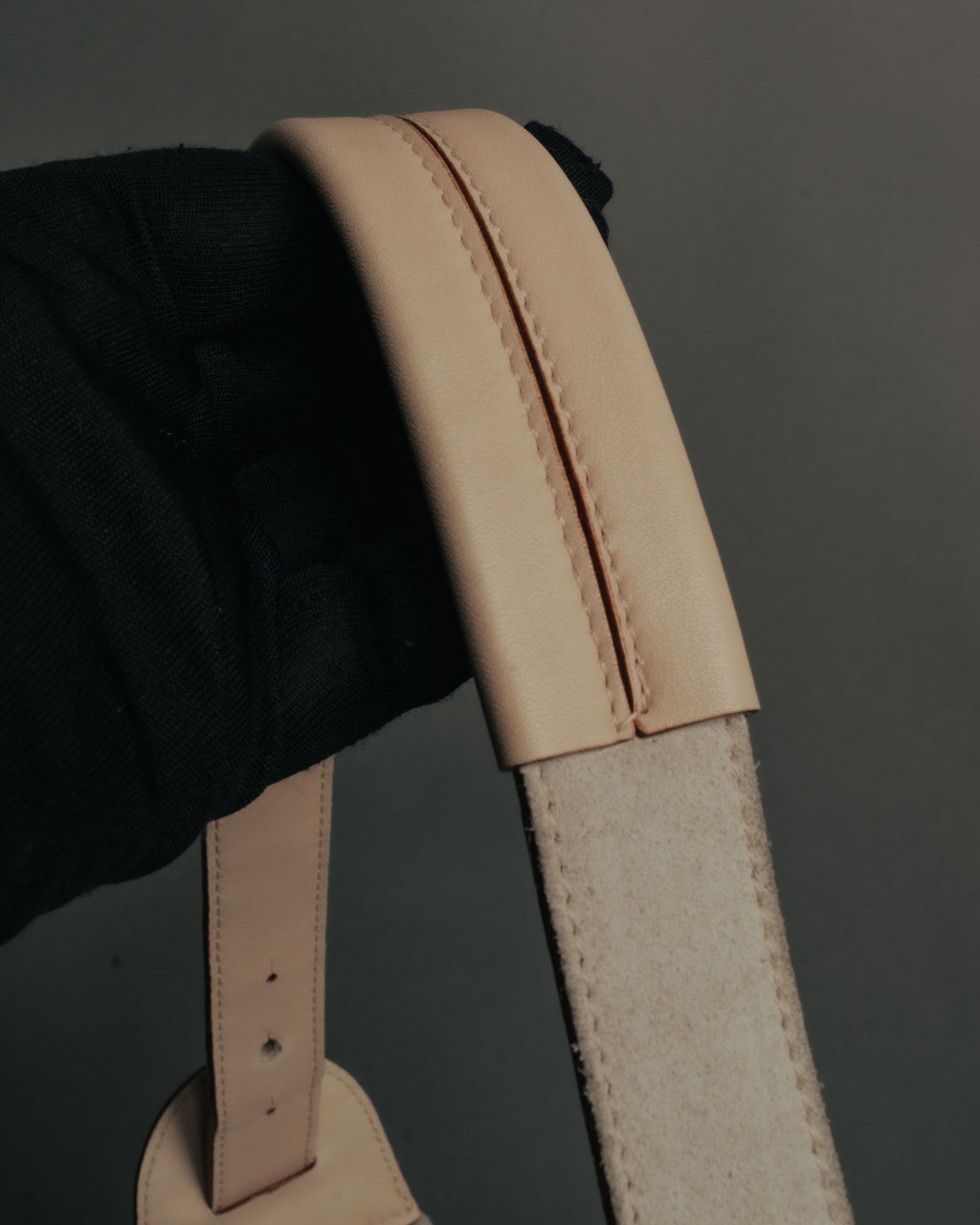 “Salvatore Ferragamo” 00’s Fur panel suede shoulder bag