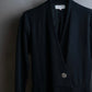 "Yves Saint Laurent Rive Gauche"
Beautiful button design no-collar coat