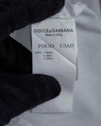 "Dolce & Gabbana" Tiered frill design white shirt