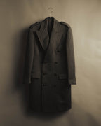 “GUCCI” Late 90’s-early 00’s military double breasted wool coat