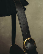 "Salvatore Ferragamo" 00's-10's Gancini leather shoulder bag