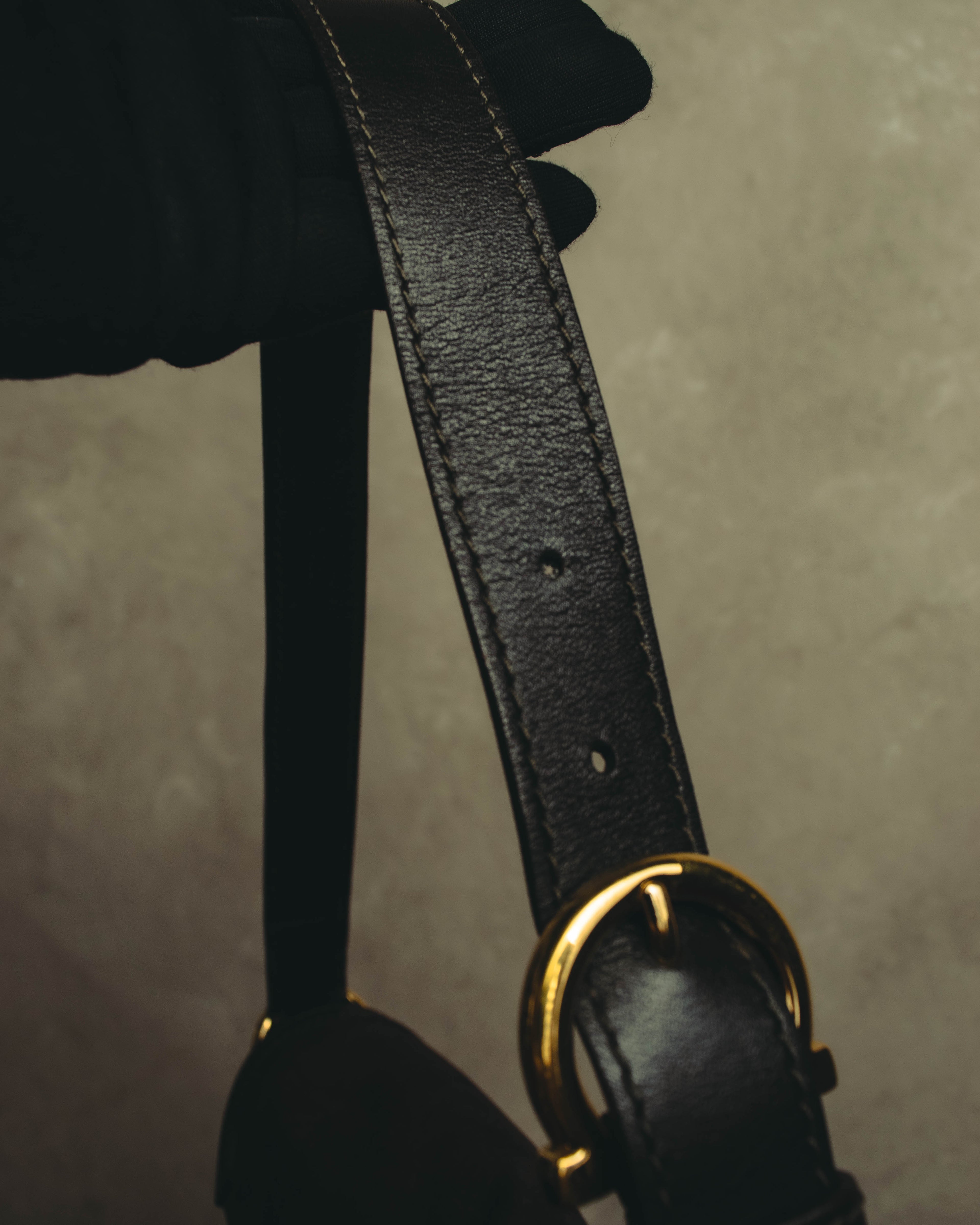 "Salvatore Ferragamo" 00's-10's Gancini leather shoulder bag