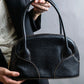 "LOEWE" Embossed leather horizontal one handle bag