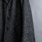 "DOLCE & GABBANA" Oversized tweed long chesterfield coat