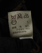 "VAL by VALENTINO" Military detailing hidden placket melton coat