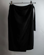 "Max Mara" Draping detail wrap skirt set up
