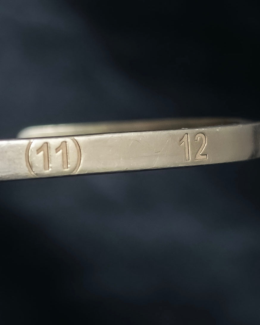 “Maison Margiela” Silver 925 number engraved bangle