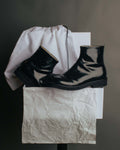 "MM6 Maison Margiela" 2010's Glossy leather side zip ankle boots