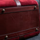 "Cartier" Beautiful red color velour boston bag