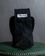 "GIORGIO ARMANI" Mixed material striped necktie