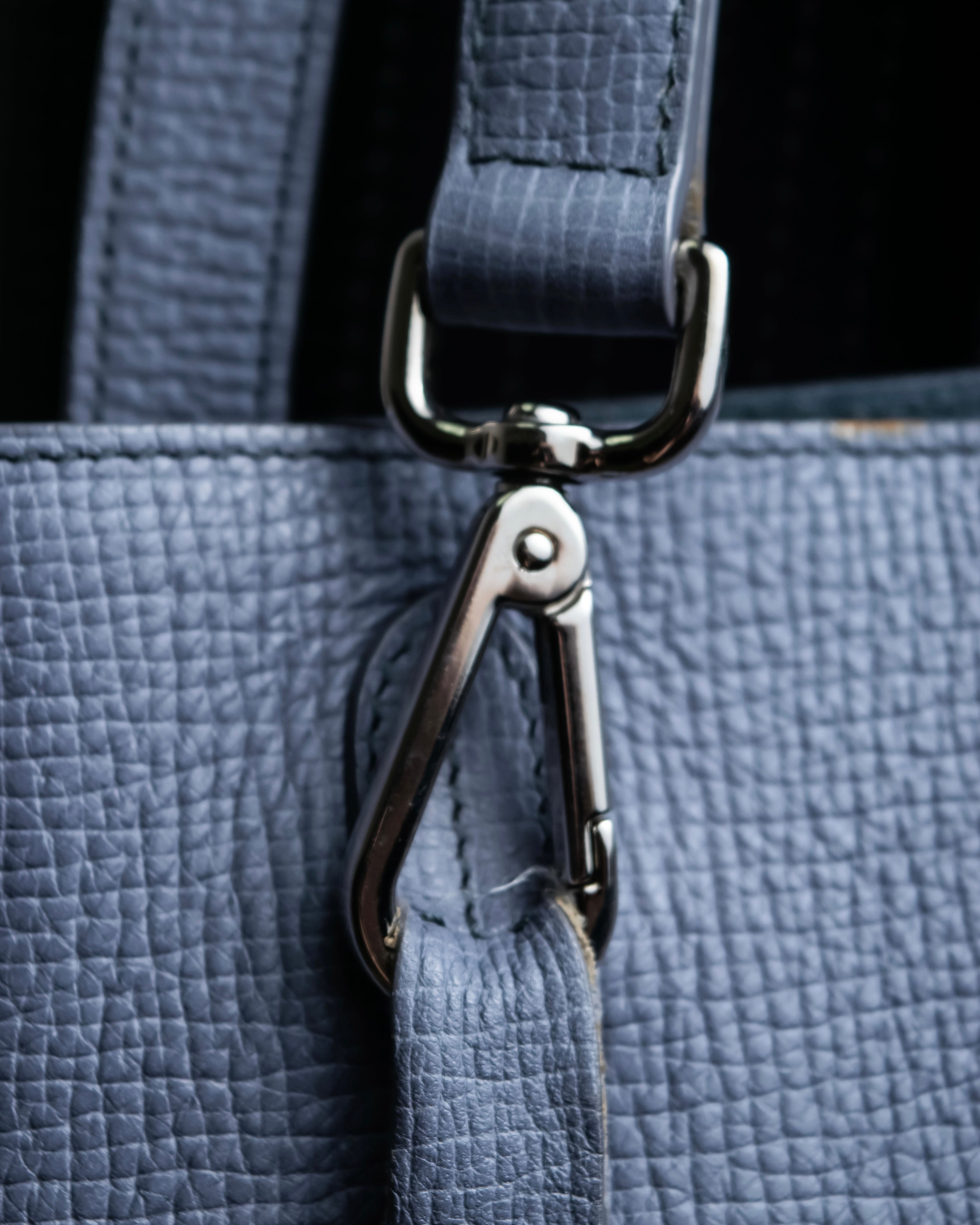 “JIL SANDER” beautiful sky blue leather shoulder bag