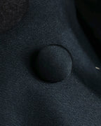 "Vintage shawl collar smoking jacket"